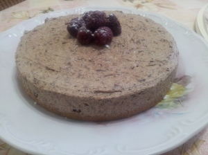 Cheesecake blackberry e chocolate